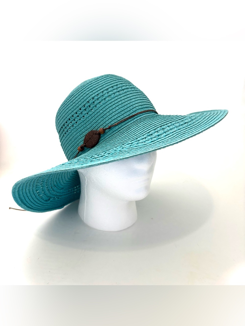 Panama Jack Floppy Wide Brim Sun Beach Women’s Summer Hat 100% Paper Braid